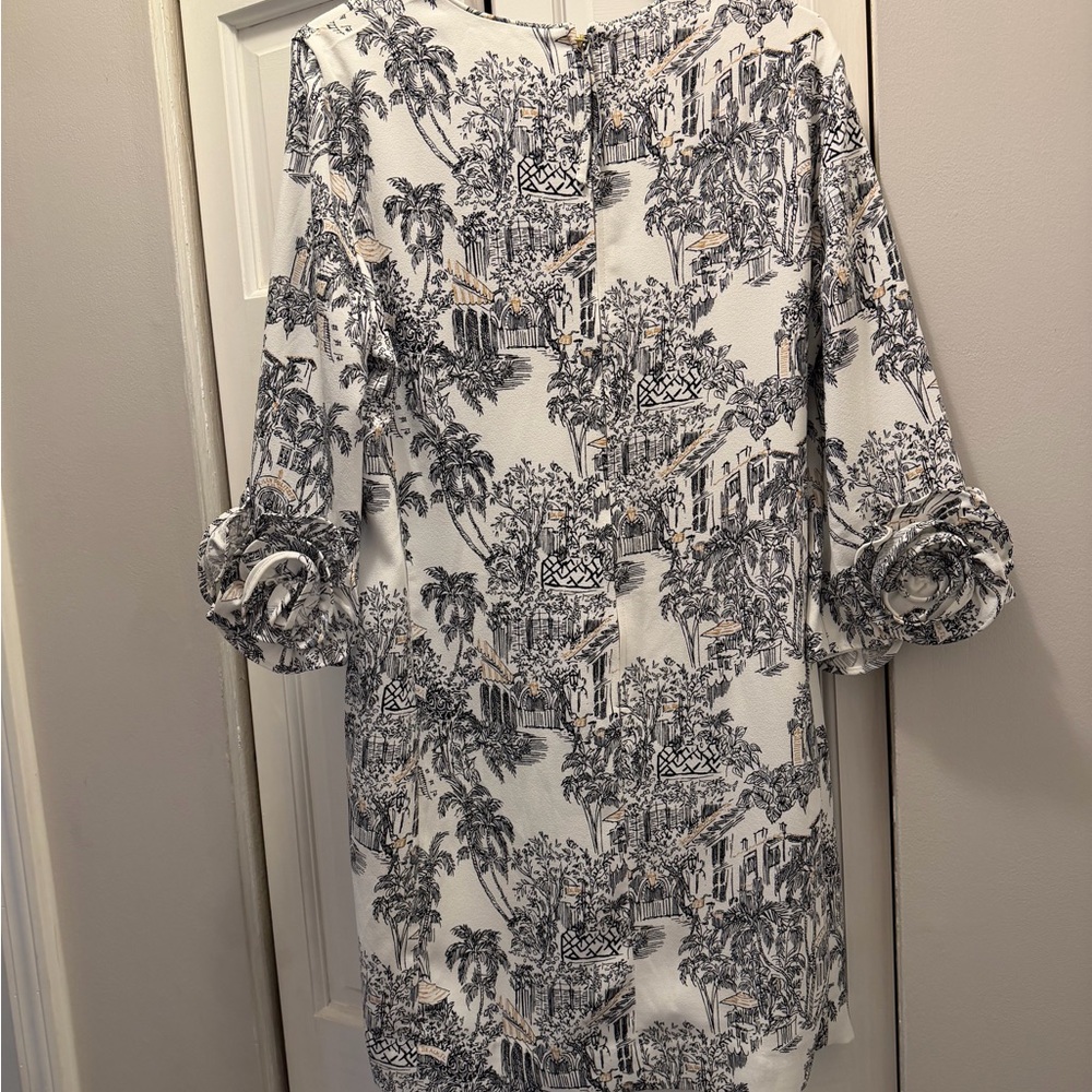 NWT LILLY PULITZER LU DRESS SIZE 8 COCONUT PB ANNIVERSARY TOILE - Picture 7 of 15